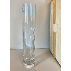 SET 6 BICCHIERI CRISTALLO VINTAGE MIDCENTURY  Mod.  Anatom ø5x23,5cm/h BOXED '70