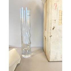 SET 6 BICCHIERI CRISTALLO MIDCENTURY Mod.  Anatom ø5x23,5cm/h BOXED VINTAGE '70s