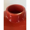 VASO VETRO SOFFIATO MURANO DESIGN Tobia Scarpa PER VENINI '90 ROSSO ø21 x23cm/h