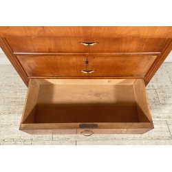 ANTICO SETTIMANALE CAPPUCCINO LEGNO NOCE 1800 CASSETTI CARLO X GUARDAROBA EPOCA