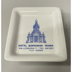 VINTAGE SOUVENIR Hotel ROMA PIATTINO CERAMICA Richard Ginori TIP TRAY SOAP DISH