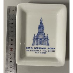 VINTAGE SOUVENIR Hotel ROMA PIATTINO CERAMICA Richard Ginori TIP TRAY SOAP DISH