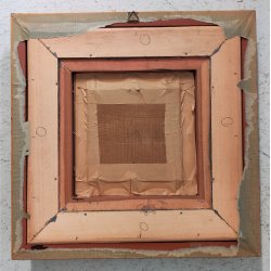 ANTICO QUADRO DIPINTO OLIO Vincenzo Irolli NAPOLI Paesaggio Terrazza RITRATTO