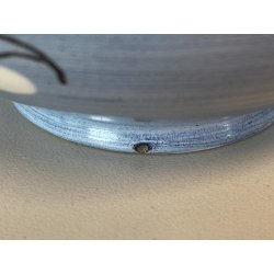 PICCOLO VASO CERAMICA Lavenia DECORO PATTERN FLOREALE ASTRATTO ART DECO 11cm/h