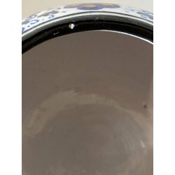 ANTICO SERVIZIO CAFFE 5 pers. MAIOLICA MAP Pesaro DECORO FLOREALE  ART DECO '900