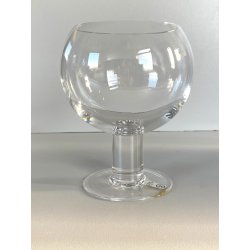 SET 6 CALICI CRISTALLO Arnolfo di Cambio DESIGN Sergio Asti "Perbere" 14,5 cm/h