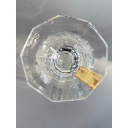 SET 6 COPPA CALICE ACQUA CRISTALLO MOLATO "Orly" Arnolfo di Cambio  12 cm/h