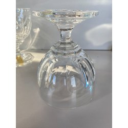 SET 6 COPPA CALICE ACQUA CRISTALLO MOLATO "Orly" Arnolfo di Cambio  12 cm/h