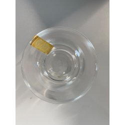 SET 6 CALICI CRISTALLO Arnolfo di Cambio Perbere DESIGN Sergio Asti 12 cm/h '60