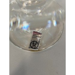 SET 6 CALICI CRISTALLO Arnolfo di Cambio Perbere DESIGN Sergio Asti 12 cm/h '60