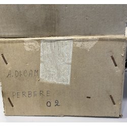 SET 6 CALICI CRISTALLO Arnolfo di Cambio DESIGN Sergio Asti "Perbere" 12 cm/h