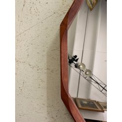 SPECCHIO PARETE DECAGONALE DESIGN Dino Cavalli SPECCHIERA MID CENTURY MIRROR '60