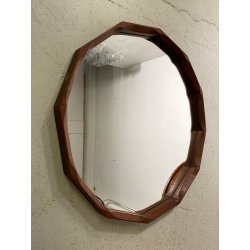 SPECCHIO PARETE DECAGONALE DESIGN Dino Cavalli SPECCHIERA MID CENTURY MIRROR '60