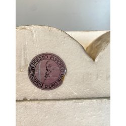 SET 6 CALICI CRISTALLO DESIGN Edoardo Dal Seno Arnolfo di Cambio 10,5 cm/h '70s