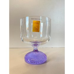 CALICI CRISTALLO SET 6 DESIGN Edoardo Dal Seno Arnolfo di Cambio 10,5 cm/h '70s