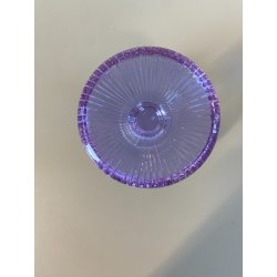 CALICI CRISTALLO SET 6 DESIGN Edoardo Dal Seno Arnolfo di Cambio 10,5 cm/h '70s