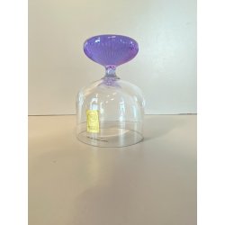 CALICI CRISTALLO SET 6 DESIGN Edoardo Dal Seno Arnolfo di Cambio 10,5 cm/h '70s