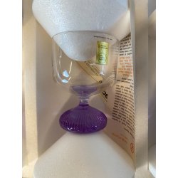 CALICI CRISTALLO SET 6 DESIGN Edoardo Dal Seno Arnolfo di Cambio 10,5 cm/h '70s