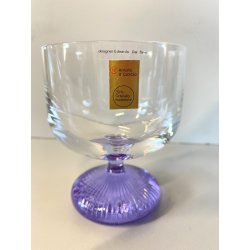 CALICI CRISTALLO SET 6 DESIGN Edoardo Dal Seno Arnolfo di Cambio 11 cm/h '70s