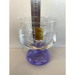 CALICI CRISTALLO SET 6 DESIGN Edoardo Dal Seno Arnolfo di Cambio 11 cm/h '70s