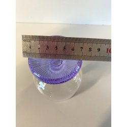 CALICI CRISTALLO SET 6 DESIGN Edoardo Dal Seno Arnolfo di Cambio 11 cm/h '70s