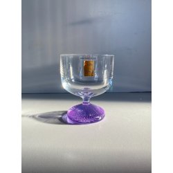 CALICI CRISTALLO SET 5 DESIGN Edoardo Dal Seno Arnolfo di Cambio 10,5 cm/h '70s