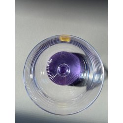 CALICI CRISTALLO SET 5 DESIGN Edoardo Dal Seno Arnolfo di Cambio 10,5 cm/h '70s