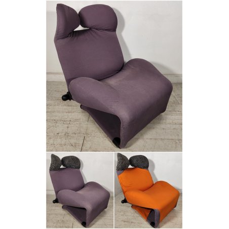 POLTRONA VINTAGE Wink by Cassina ANNI 1994 DESIGN Toshiyuki Kita CHAISE LONGUE