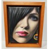 QUADRO Alessandro Paterno 2011 FACE ritratto VISO DONNA dipinto OLIO TELA woman