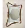 SPECCHIERA DESIGN ANNI 60 OTTONE ATTR. FONTANA ARTE VINTAGE SPECCHIO MIRROR