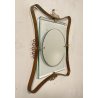SPECCHIERA DESIGN ANNI 60 OTTONE ATTR. FONTANA ARTE VINTAGE SPECCHIO MIRROR
