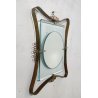 SPECCHIERA DESIGN ANNI 60 OTTONE ATTR. FONTANA ARTE VINTAGE SPECCHIO MIRROR