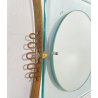 SPECCHIERA DESIGN ANNI 60 OTTONE ATTR. FONTANA ARTE VINTAGE SPECCHIO MIRROR