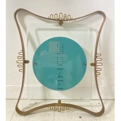 SPECCHIERA DESIGN ANNI 60 OTTONE ATTR. FONTANA ARTE VINTAGE SPECCHIO MIRROR