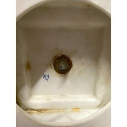 COPPIA LAMPADA TAVOLO VASO BIANSATO PORCELLANA BISCUIT DECORO SCENA Neoclassica