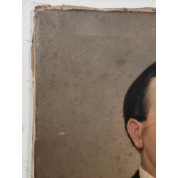 ANTICO QUADRO DIPINTO olio tela EPOCA 1800 RITRATTO MASCHILE NOBILUOMO PANCIOTTO