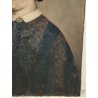 ANTICO QUADRO DIPINTO olio tela EPOCA 1800 RITRATTO FEMMINILE NOBILDONNA SPILLA