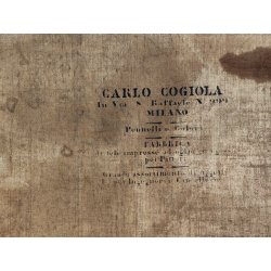 ANTICO QUADRO DIPINTO olio tela EPOCA 1800 RITRATTO FEMMINILE NOBILDONNA SPILLA