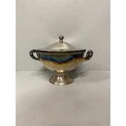 LOTTO 4 pz SERVIZIO Krupp Berndorf Milano DESIGN Gio Ponti ALPACCA ARGENTATA '50