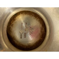 LOTTO 4 pz SERVIZIO Krupp Berndorf Milano DESIGN Gio Ponti ALPACCA ARGENTATA '50