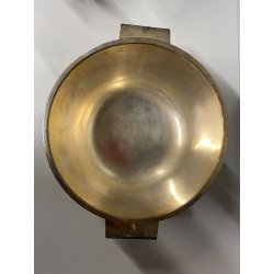 LOTTO 4 pz SERVIZIO Krupp Berndorf Milano DESIGN Gio Ponti ALPACCA ARGENTATA '50