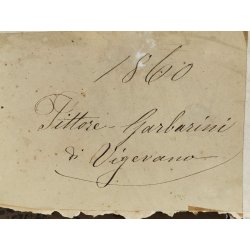 ANTICO QUADRO DIPINTO olio EPOCA 1860 G.B. Garberini RITRATTO MASCHILE NOBILUOMO