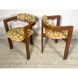 COPPIA SEDIA POLTRONA POZZETTO VINTAGE 1960 DESIGN STILE DI Afra & Tobia Scarpa