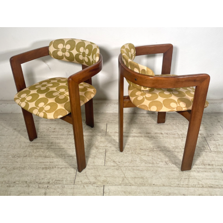 COPPIA SEDIA POLTRONA POZZETTO VINTAGE 1960 DESIGN STILE DI Afra & Tobia Scarpa