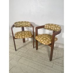 COPPIA SEDIA POLTRONA POZZETTO VINTAGE 1960 DESIGN STILE DI Afra & Tobia Scarpa