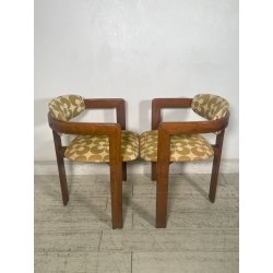 COPPIA SEDIA POLTRONA POZZETTO VINTAGE 1960 DESIGN STILE DI Afra & Tobia Scarpa