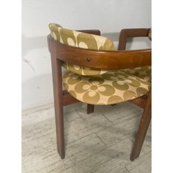 COPPIA SEDIA POLTRONA POZZETTO VINTAGE 1960 DESIGN STILE DI Afra & Tobia Scarpa