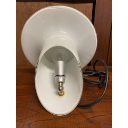 LAMPADA DA TAVOLO Candia VETRO MURANO BIANCO DESIGN Gino Vistosi PER VISTOSI '65