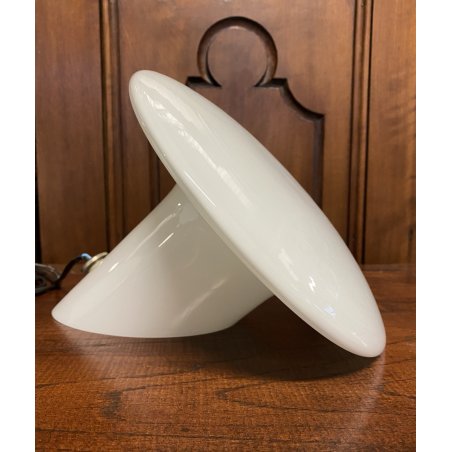 LAMPADA DA TAVOLO Candia VETRO MURANO DESIGN Gino Vistosi PER VISTOSI BIANCO '65
