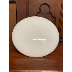 LAMPADA DA TAVOLO Candia VETRO MURANO DESIGN Gino Vistosi PER VISTOSI BIANCO '65